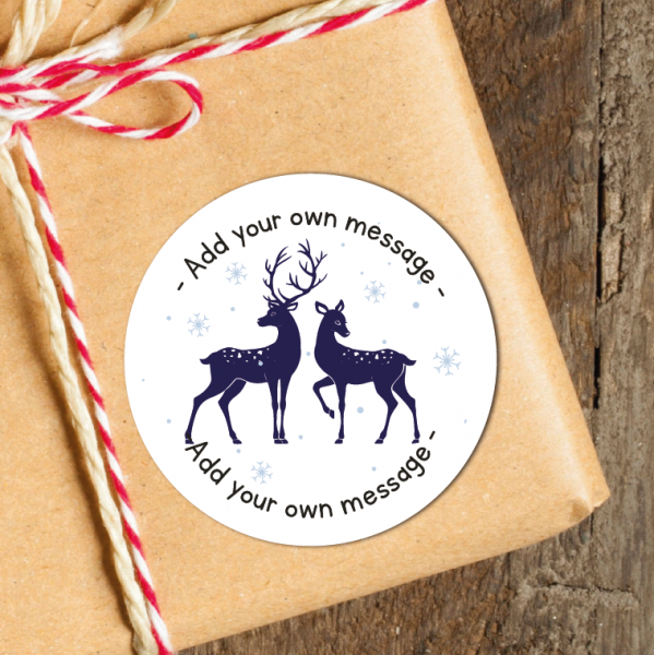 24 Personalised Christmas Stickers SS29